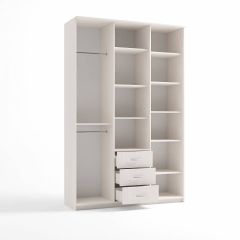 Шкаф комбинированный Дуэт Люкс с зеркалом в Дегтярске - degtyarsk.mebel24.online | фото 7