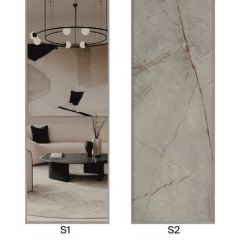 Шкаф-купе 1300 серии SILVER S1+S1+B2+PL2 (2 ящика+1 штанга+1 полка) профиль «Серебро» в Дегтярске - degtyarsk.mebel24.online | фото 7