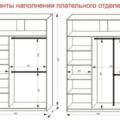 Шкаф-купе 1600 серии SOFT D6+D4+B2+PL2 (2 ящика+1штанга+1 полка) профиль «Капучино» в Дегтярске - degtyarsk.mebel24.online | фото 9