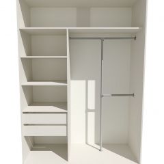 Шкаф-купе 1800 серии SOFT D8+D2+B2+PL4 (2 ящика+F обр.штанга) профиль «Капучино» в Дегтярске - degtyarsk.mebel24.online | фото 2