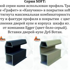 Шкаф-купе 1800 серии SOFT D8+D2+B2+PL4 (2 ящика+F обр.штанга) профиль «Капучино» в Дегтярске - degtyarsk.mebel24.online | фото 10