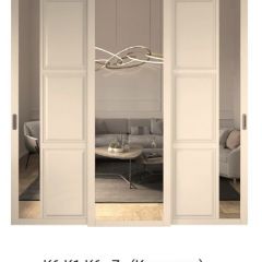 Шкаф-купе 2150 серии NEW CLASSIC K4+K4+K4+B22+PL4(по 2 ящика лев/прав+F обр.штанга) профиль «Капучино» в Дегтярске - degtyarsk.mebel24.online | фото 15