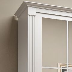 Шкаф-купе 2150 серии NEW CLASSIC K4+K4+K4+B22+PL4(по 2 ящика лев/прав+F обр.штанга) профиль «Капучино» в Дегтярске - degtyarsk.mebel24.online | фото 4