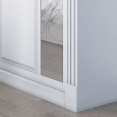 Шкаф-купе 2150 серии NEW CLASSIC K6Z+K1+K6+B22+PL2(по 2 ящика лев/прав+1 штанга+1 полка) профиль «Капучино» в Дегтярске - degtyarsk.mebel24.online | фото 5