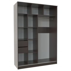 Шкаф-купе ПШ-2.9 1500 Фасад СТРЕЛКА (ВЕНГЕ стрелка беж) в Дегтярске - degtyarsk.mebel24.online | фото 2