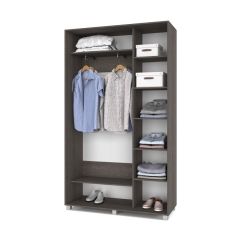 РОЛАНД Шкаф-купе Анкор темный (450*1300) Р431 в Дегтярске - degtyarsk.mebel24.online | фото 3