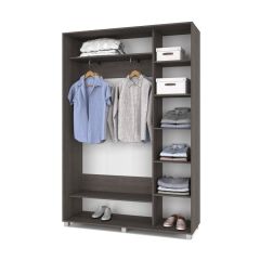 РОЛАНД Шкаф-купе Анкор темный (450*1500) Р451 в Дегтярске - degtyarsk.mebel24.online | фото 2