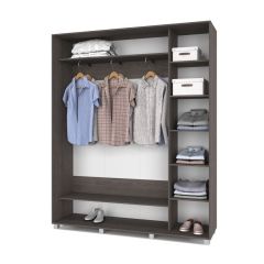 РОЛАНД Шкаф-купе Анкор темный (450*1800) Р481 в Дегтярске - degtyarsk.mebel24.online | фото 2