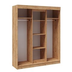 Шкаф-купе ТВИСТ Белый/Дуб крафт золотой в Дегтярске - degtyarsk.mebel24.online | фото 2