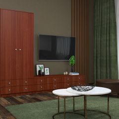 Шкаф Нина (М6) Итальянский орех в Дегтярске - degtyarsk.mebel24.online | фото