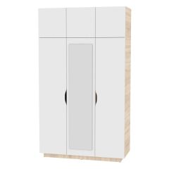 Шкаф с зеркалом "Аврора (H21_M)" в Дегтярске - degtyarsk.mebel24.online | фото