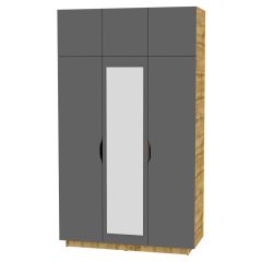 Шкаф с зеркалом "Аврора (H21_M)" в Дегтярске - degtyarsk.mebel24.online | фото 19