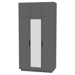 Шкаф с зеркалом "Аврора (H23_M)" в Дегтярске - degtyarsk.mebel24.online | фото 20
