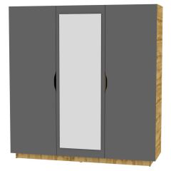 Шкаф с зеркалом "Аврора (H30_M)" в Дегтярске - degtyarsk.mebel24.online | фото 19