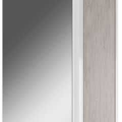 Шкаф-зеркало Uno 60 Дуб серый левый/правый Домино (DU1503HZ) в Дегтярске - degtyarsk.mebel24.online | фото