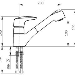 Смеситель MS-010 в Дегтярске - degtyarsk.mebel24.online | фото 2