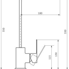 Смеситель MS-012 в Дегтярске - degtyarsk.mebel24.online | фото 2