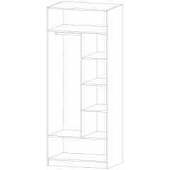 ДИАНА Шкаф 2-х створчатый в Дегтярске - degtyarsk.mebel24.online | фото 2