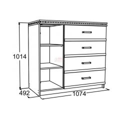 Спальный гарнитур Ольга-13 (модульный) в Дегтярске - degtyarsk.mebel24.online | фото 14