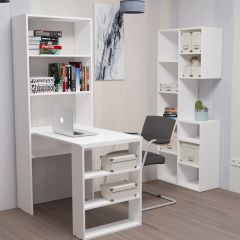 Стеллаж Элемент-1 (белый) в Дегтярске - degtyarsk.mebel24.online | фото 4