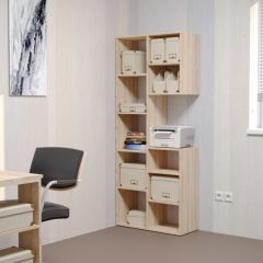 Стеллаж Элемент-2 (дуб сонома) в Дегтярске - degtyarsk.mebel24.online | фото 3