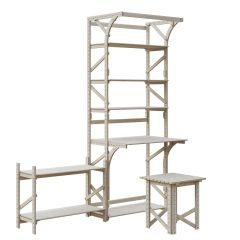Стеллаж+стол Конструктор Арт.СRСт1-1 в Дегтярске - degtyarsk.mebel24.online | фото 3