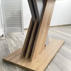Стол EXEL 140 Дуб Вотан/ Алюминий М-City в Дегтярске - degtyarsk.mebel24.online | фото 2