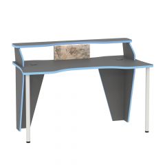 Стол компьютерный 12.61 Индиго в Дегтярске - degtyarsk.mebel24.online | фото