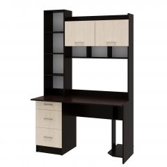 Стол компьютерный ПКС-5 Венге/Дуб белфорд в Дегтярске - degtyarsk.mebel24.online | фото 2