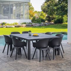 Стол раскладной Джули (Julie Double table 2 configurations) Графит в Дегтярске - degtyarsk.mebel24.online | фото 7