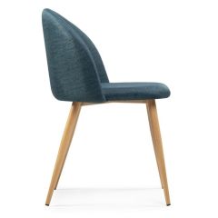 Стул на металлокаркасе Aldo blue / wood в Дегтярске - degtyarsk.mebel24.online | фото 3