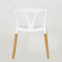 Стул Barneo N-218 Wishbone интерьерный кухонный белый в Дегтярске - degtyarsk.mebel24.online | фото 2