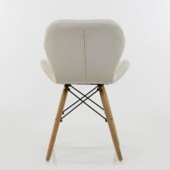 Стул Barneo N-42 Perfecto PU белый в Дегтярске - degtyarsk.mebel24.online | фото 4
