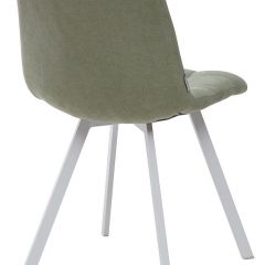 Стул CHILLI SQUARE UF860-11B мятный, ткань/ белый каркас М-City в Дегтярске - degtyarsk.mebel24.online | фото 2