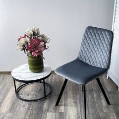 Стул DAIQUIRI BLUVEL-06 BLUE, велюр М-City в Дегтярске - degtyarsk.mebel24.online | фото 3