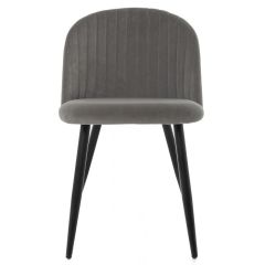 Стул на металлокаркасе Gabi 1 dark gray / black в Дегтярске - degtyarsk.mebel24.online | фото 4