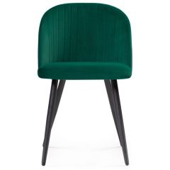 Стул на металлокаркасе Gabi 1 dark green / black в Дегтярске - degtyarsk.mebel24.online | фото 2