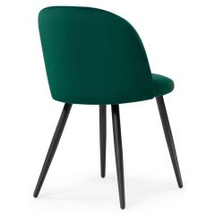 Стул на металлокаркасе Gabi 1 dark green / black в Дегтярске - degtyarsk.mebel24.online | фото 4