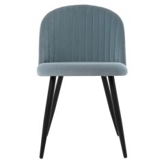 Стул на металлокаркасе Gabi 1 light blue / black в Дегтярске - degtyarsk.mebel24.online | фото 3