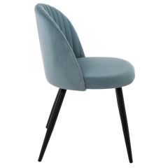 Стул на металлокаркасе Gabi 1 light blue / black в Дегтярске - degtyarsk.mebel24.online | фото 4