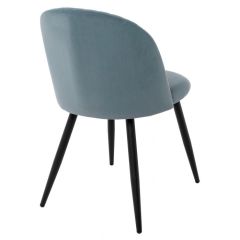 Стул на металлокаркасе Gabi 1 light blue / black в Дегтярске - degtyarsk.mebel24.online | фото 5