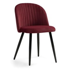 Стул на металлокаркасе Gabi 1 wine red / black в Дегтярске - degtyarsk.mebel24.online | фото