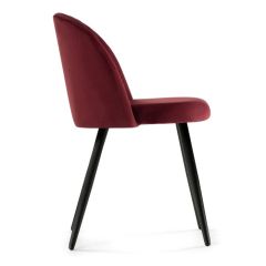 Стул на металлокаркасе Gabi 1 wine red / black в Дегтярске - degtyarsk.mebel24.online | фото 2