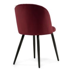 Стул на металлокаркасе Gabi 1 wine red / black в Дегтярске - degtyarsk.mebel24.online | фото 3