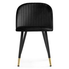 Стул на металлокаркасе Gabi black / black / gold в Дегтярске - degtyarsk.mebel24.online | фото 2