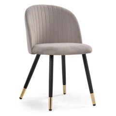 Стул на металлокаркасе Gabi latte / black / gold в Дегтярске - degtyarsk.mebel24.online | фото 2