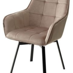 Стул MAVERICK 360 град. поворот. BLUVEL-40 BEIGE/ черный каркас, М-City в Дегтярске - degtyarsk.mebel24.online | фото