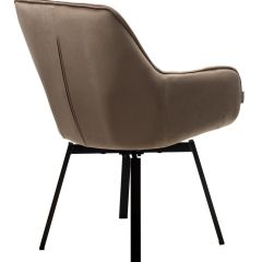 Стул MAVERICK 360 град. поворот. BLUVEL-40 BEIGE/ черный каркас, М-City в Дегтярске - degtyarsk.mebel24.online | фото 2