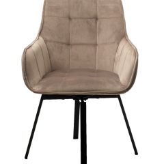 Стул MAVERICK 360 град. поворот. BLUVEL-40 BEIGE/ черный каркас, М-City в Дегтярске - degtyarsk.mebel24.online | фото 3