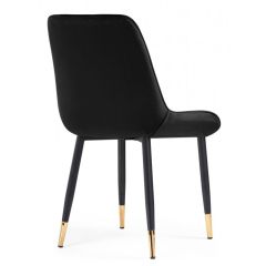 Стул на металлокаркасе Seda-1 black / gold / black в Дегтярске - degtyarsk.mebel24.online | фото 5